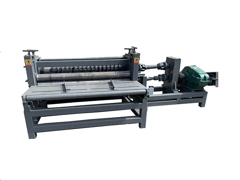 Wire rope conveyor belt slitting machine